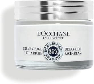 Shea Butter Ultra Rich Comforting Face Cream, 50ml | Non-Comedogenic, Lightweight Moisturizer, Soothe Tight Skin, Hydrating, With Organic Shea