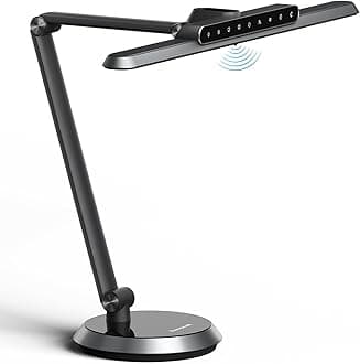 Honeywell LED Desk Lamp – H9 18W Table Lamp with 3 Colour Temperature and Adjustable Brightness, Auto Light Mode, Flexible Eye Protection Reading Lamp for Dom Desk