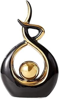 Home Decor Modern Abstract Art Ceramic Statue Table Decorations for Dining Room Living Room Office Centerpiece
