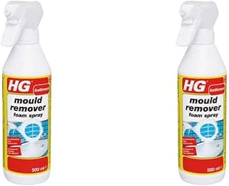 Mould Remover HG Bathroom Foam Spray 500ml (2 Bottles)