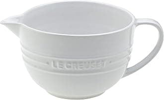 Le CreusetStoneware Batter Bowl, 2 qt., White
