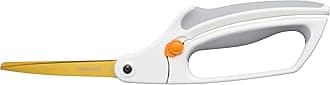 Fiskars Easy Action Titanium Scissors Spring Assisted Precision Polished Stainless Steel Blades 8"