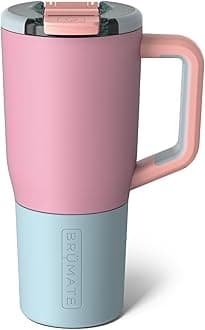 BrüMate Müv - 25oz 100% Leak Proof Insulated Coffee Mug with Handle & Lid - Stainless Steel Coffee Travel Mug - Double Walled Coffee Cup (Eclipse)