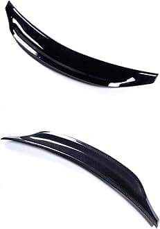 Car Wing For GAC For Empow R Style Car Rear Trunk Lid Duck Lip Body Kit Spoiler Wings Styling Carbon Black Tuning Exterior Accessories Parts Car Spoilers Wing(Glossy Black)