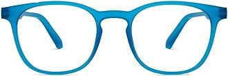 Lenskart HUSTLR Zero Power Bluecut & Antiglare Computer Eyeglasses | Full Rim Square | As Seen On Shark Tank | Peyush Bansal Glasses | For Men & Women | Medium | LB E14058-W