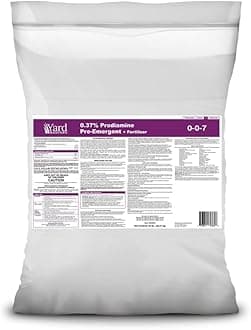 0-0-7 Granular Prodiamine Pre-Emergent Herbicide Fertilizer - 45lbs Covers 15,000 sq ft at 3 lbs/1,000 sq ft - Great for preventing crabgrass, POA annua (Annual Bluegrass), and More