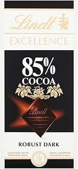 Lindt Excellence Dark 85 Percent Cocoa Chocolate Bar, 100g