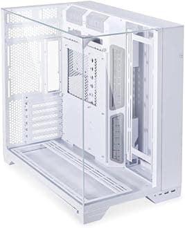 O11 Vision Three Side TG E-ATX Case - White