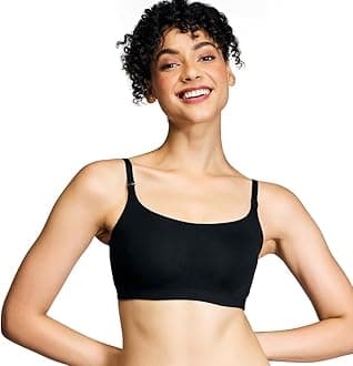 (NYB165) Wirefree Easy Breezy Slip on Non Padded Bra for Women with Detachable Straps