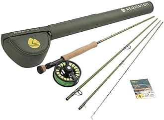 Redington Fly Fishing Field Kit, Fly Rod and Reel Combo, Fly Line, Carrying Case
