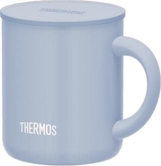 THERMOS JDG-282C ASB Stainless Steel Vacuum Insulated Mug, 9.5 fl oz (280 ml), Ash Blue