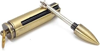 BOLLAER Matchstick Fire Starter, Fire Starter Flint Match Lighter Keychain Outdoor Camping Emergency Survival Gear, Best Gift for Outdoor Sports Enthusiasts