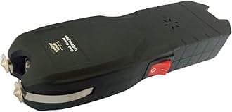 Streetwise Grab Guard Stun Gun LED Flashlight for Self Defense 120,000,000 with Alarm, USB Rechargeable, Anti-Grab bar, and Holster