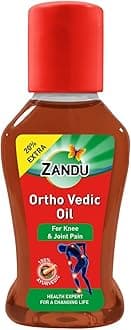 Zandu Ortho Vedic Oil | Ayurvedic Oil for Joint Pain, Muscle Pain, Osteoarthritis | Visible improvement in 7 days, 50ml