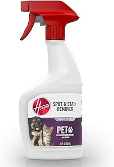 Pet Pre-Treat Spot and Stain Remover Spray, 22 oz., Pet Formula for Carpet and Upholstery, Tackles Tough Pet Messes and Stains, Pair with Hoover Carpet or Spot Cleaner