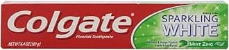 COLGATESparkling White Toothpaste, Mint Zing, 6 oz