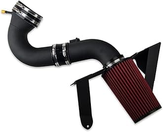 Aluminum Cold Air Intake; Black Compatible for 05-09 Mustang GT