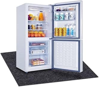 Under Beverage Refrigerators Mat,Slip Resistant,Absorb Water,Protects Floor from Water,and Spills,Slip Resistant and Waterproof (Fridge Mat:36inches x 30inches)