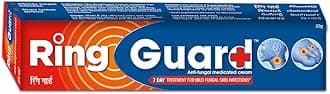 Ring Guard Plus Anti-Fungal Cream Medicated Treatment for Ringworm - 20 g