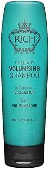 RICH Pure Luxury Volumizing Shampoo with Coconut Oil for All Hair Types - Volume for Fine, Thin Hair - Improves Texture & Shine - Enriched with coconut Oil - 8.45 Oz