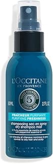 L'Occitane Dry Shampoo Mist for Purifying Freshness, 2.7 oz.