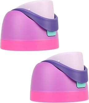 Replacement Lid for Owala Freesip, 2 PCS One Button Water Bottle Top Replacement Cap Compatible with Owala 16oz 24oz 32oz 40oz, BPA-Free, No Water Leakage Replacement Accessories for Owala,Purple