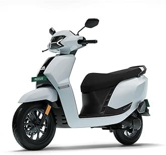 Ampere Nexus ST Electric Scooter by Greaves | 136 km IDC Range | 3.3 hr Fast Charging | Safe LFP Battery with 5-Year / 75,000 km Warranty | Colour: Lunar White