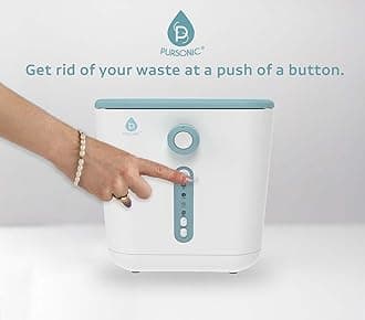 Pursonic Compost Bin Kitchen Trash Can Electric Recycling Bin - Food Waste Composter with 3L Capacity - Environment Friendly Indoor Compost Bin - Smart Compost Machine for Apartment Countertop