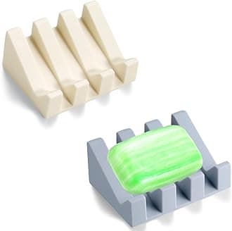 Soap Dish, Bar Soap Holder for Shower for Bathroom, Kitchen, Bathtub, Easy to Clean, Keep Soap Dry, Extend Soap Life