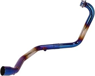 Exhaust Pipes For SUZUKI For GIXXER 250 GIXXER250 SF250 Without Exhaust Slip On Motorcycle Modified Exhaust Muffler Escape Middle Link Pipe (Color : A)