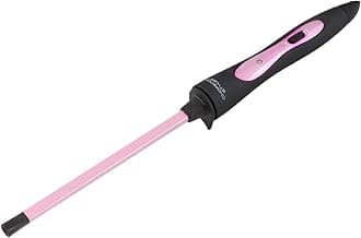 Heroine Professional Curling Wand, 3/8 Super Skinny Rectangular Ceramic Barrel for Tight, Natural, Ringlet Long Lasting Chopstick Curls - Curler for Long & Short Hair