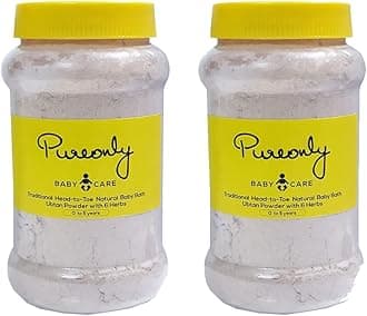 Traditional and Homemade Head-to-Toe Herbal Baby Bath Ubtan Powder (0-5 Years) (400 Grams) (Pack of 2)