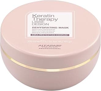 Lisse Design Keratin Therapy Rehydrating Hair Mask - Post Keratin Treatment Deep Conditioning Hair Mask for Frizz Control & Moisture Retention - Dry Hair Treatment (6.7 oz)