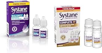 Systane Balance Twin Pack 0.33 Fl Oz Complete PF Multi-Dose 0.34 Fl Oz Dry Eye Drops