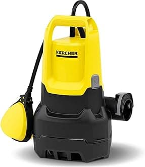 SP 9.500 Dirt Submersible Pump, Flow Rate: 9,500 l/h, Depth of Immersion: max. 7m, for Dirty Water with Particles up to 20mm in Diameter, Residual Water Height: 25mm, Pressure: 0.6 bar