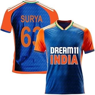 Ind Cricket Team T20 Jersey 2024 Dhoni_Virat,Rohit,Hardik,Rishabh,Rahul,Surya,Gill (Boys,Men,Kids)
