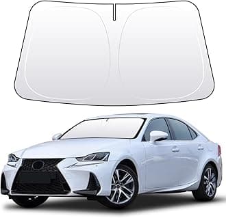 Front Windshield Sun Shade Custom Fit Compatible for is 2006-2017 IS250 IS350 IS300 IS460 Sunshade Foldable UV Ray Reflector Sun Visor Protector Accessories Shield Cover Reflective (for is 2006-2017)