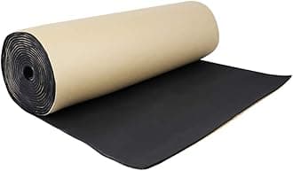 uxcell 118mil 6.46sqft Sound Absorption Proofing Insulation 3mm Cell Foam Heat Deadener Mat 40"x24" for Car Hood