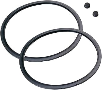 - 2 Pack 09985 Pressure Canner Sealing Ring & Overpressure Plug Gasket for Presto 01751 01781 01784 01745 01755 01782 Pressure Cooker (16 Quart/18 Quart/23 Quart)