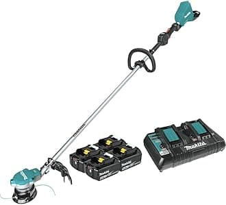 Makita XRU15PT1 36V (18V X2) LXT® Brushless String Trimmer Kit with 4 Batteries (5.0Ah)
