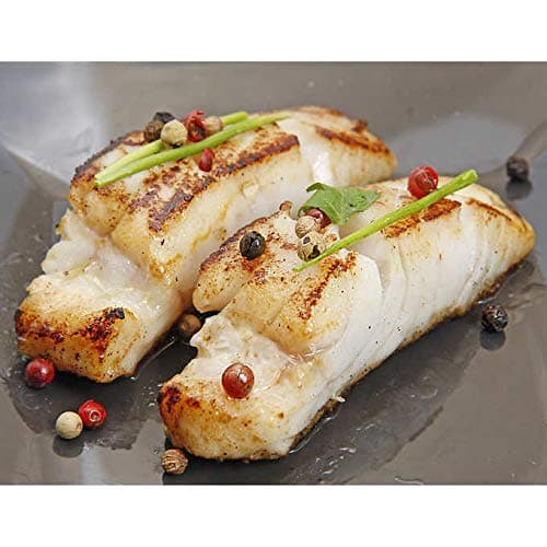 Wild Black Cod, 10 lbs Fresh Fish Frozen 8 oz. Portions Individually & Vacuum Packaged