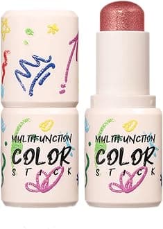 Mysense Cream Makeup Blush Stick, Shimmer Pink Blush for Cheeks, Lips & Eyes, Natural Glow Baked Blush Makeup | Pinkgasm