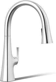 Kohler K-22068-CP Graze Kitchen Sink Faucet, Polished Chrome