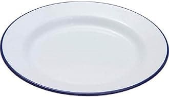 Falcon Enamelware 10.5" Enamel Dinner Plate White