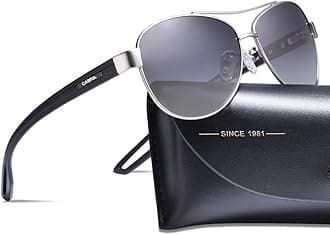 Polarized Sunglasses for Women UV Protection Ultra-Lightweight Comfort Metal Frame Driving Glasses CA3210