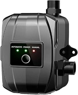 – 24V Pressure Booster Pump with Installation Accessories,150W Automatic Household Shower Pump Hot Cold Water Pressure Pumps for Toilet Kitchen Sink Water-tap Garden