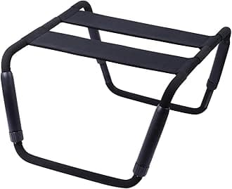 titivate Adjustable Folding Chair Portable Position Assist Chair Couples Stool Detachable Stool Elastic Furniture for Bedroom Bathroom Bear Weight up to 300 pounds