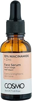 CD COSMO DESIGNS 10% Niacinamide + Zinc Evens & Brightens Skin Tone Face Serum 30ml, For Men & Women, Skins Care, Blemishes Prone Skin, Dryness, Textural Irregularities, Dullness, All Skin Types