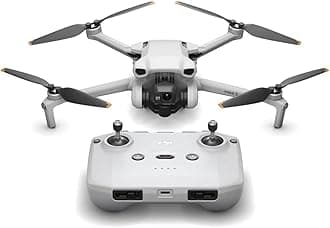 Mini 3 – Lightweight 3x Mechanical Gimbal Mini Camera Drone with 4K HDR Video, 38-min Flight Time, up to 32800ft (10km) Video Transmission, True Vertical Shooting, GPS Auto Return Integrated
