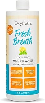 Oxyfresh 473 ml Power Rinse with Lemon-Mint Mouthrinse